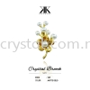 Crystal Brooch, 13#, MATTE GOLD Crystal Brooch Brooch Jewerly