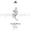 Crystal Brooch, 23#, Silver Crystal Brooch Brooch Jewerly