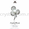 Crystal Brooch, 17#, Silver Crystal Brooch Brooch Jewerly