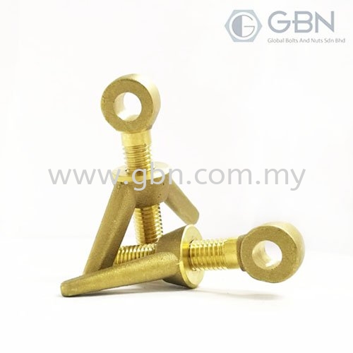 Brass Eye Bolt & Butterfly Nut Eye Bolts Bolts