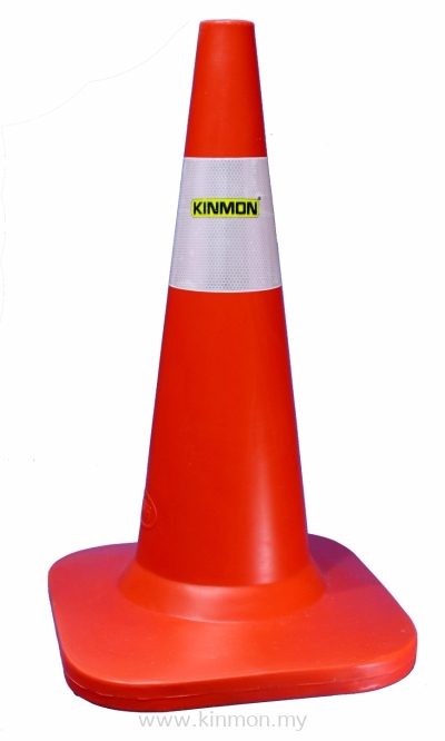 30" Silver Reflective Traffic Cone