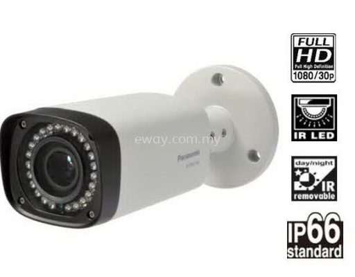 K-EW214L01E Panasonic E-Series 2MP Full HD Varifocus IP CCTV Bullet Camera Unit