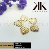 Fashion Scarf Charm, Code: 5-1, Gold, 10pcs/pack Scarf Charm