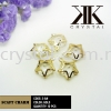 Fashion Scarf Charm, Code: 2-6, Gold, 10pcs/pack Scarf Charm