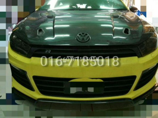 Volkswagen scirocco bumper lip type aspec carbon new