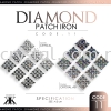 Diamond Patch Iron, Code: 11#, 5pcs/pack (BUY 1 GET 1 FREE) Diamond Patch Iron  Iron on Metal / Patch