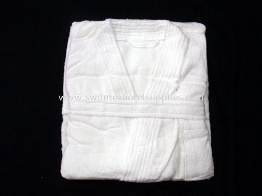 Terry Towel Bath Robe L48" 1kg 100 % Cotton