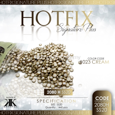 Hotfix Signature PLUS, 2080/H, SS20, Color 023# Cream