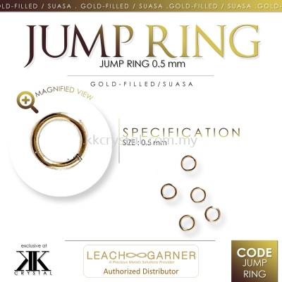 Suasa (Gold Filled), Jump Ring, 0.5mm, 10pcs/pack