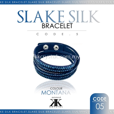 Slake Silk Bracelet, 05# Montana