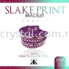 Slake Print Bracelet, 01# Multicolor Pink Slake Print Bracelet Bracelet Jewerly