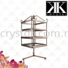 Displays, Earring Display Rack, Copper, Metal, Square 35cm  Displays - Earring Displays