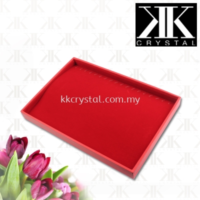 Displays, Bracelet Tray, Red Velvet, 24x35x3cm