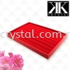 Displays, Ring Tray, Red Velvet, 24x35x3cm Displays - Ring Displays