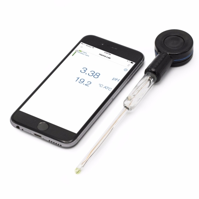 HI13302 HALO® Wireless pH Meter for Vials and Test Tubes