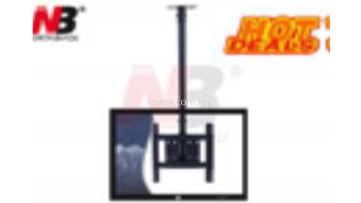 NBT560-15 Flat panel single TV ceiling mount 32- 57 inch