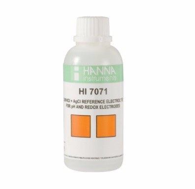 HI7071M Electrolyte Fill Solution, 3.5M KCl + AgCl (230 mL)