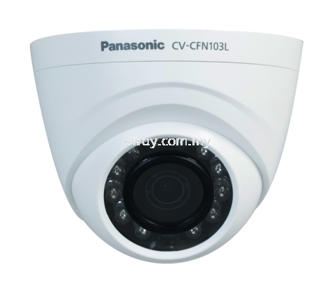 CV-CFW201L Panasonic 2.0 Megapixel FHD Analog Day Night Varifocal 2.7-12mm IR Outdoor Dome Camera