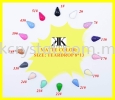 Chunky Beads, Teardrop, 8x13mm, A4_Matte Color, 30pcs/pack (BUY 1 GET 1 FREE) Chunky Beads - A4 Matte Colour Sew On