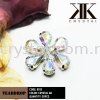 Chunky Beads, Teardrop, 8x13mm, Crystal AB, 30pcs/pack Chunky Beads - A1 Acrylic Colour Sew On