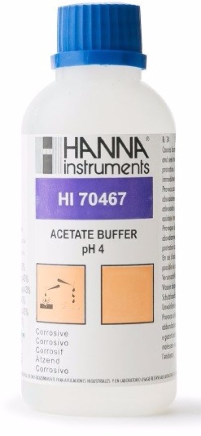 HI70467 Acetate Buffer pH 4.18, 230 mL