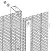 Hollow Post ACF Post (Hollow) Anti-Climb Fence