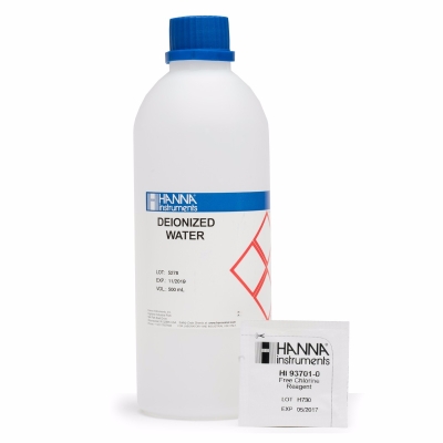 HI3875-100 Free Chlorine (Medium Range) Test Kit Replacement Reagents (100 tests)