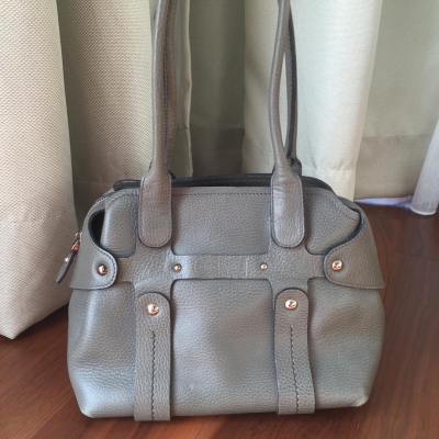 (SOLD) Salvatore Ferragamo Calf Leather Shoulder Bag