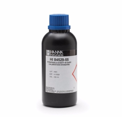 HI84529-55 Pump Calibration Standard for Titratable Acidity in Dairy Mini Titrator