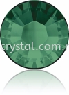 SW Flat Backs Hotfix, 2038 SS6, Emerald A HF (205), 144pcs/pack SS6 Flat Backs Hotfix SW Crystal Collections 