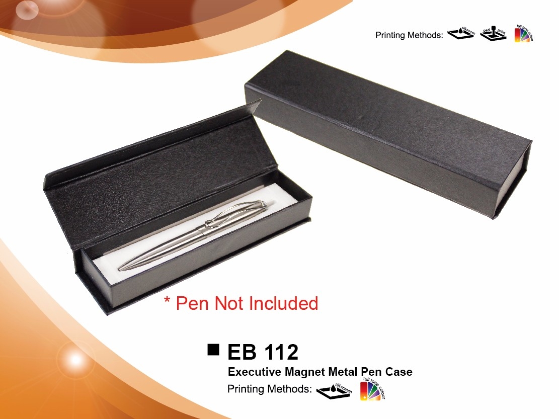 Pen Case EB112- Executive Magnet Metal Pen Case (i)