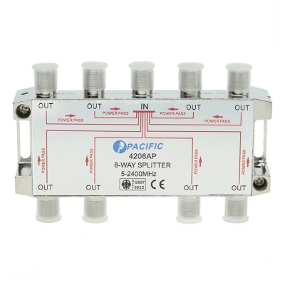 4208T-AP Splitter 8-Way Splitter (5-2400 MHz)