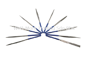 10Pc Precision Diamond Needle File-Set