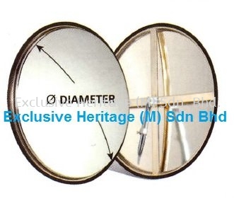 STAINLESS STEEL INDOOR CONVEX MIRROR 600MM "24INCH."