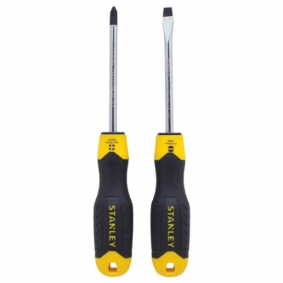 2 pc Cushion Grip Screwdriver Set