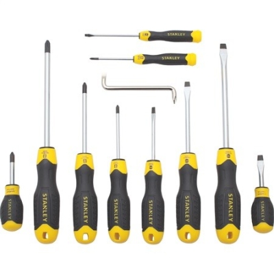 11 pc Cushion Grip Screwdriver Set