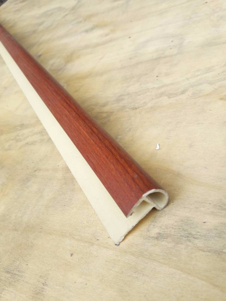 PVC Stair Nose Round - Dark Cherry ( R8-1010 ) Stair Nose Round ( R ...