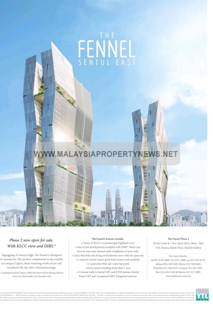 The Fennel Sentul, Sentul, Kuala Lumpur Project
