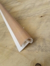 PVC  Stair Nose Round - Maple ( R8-1021 ) Stair Nose Round ( R - Profile ) PVC Profile Flooring Accessories