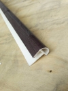 PVC  Stair Nose Round - Walunut ( R8-1033 ) Stair Nose Round ( R - Profile ) PVC Profile Flooring Accessories