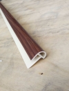 PVC Stair Nose Round - Teak ( R8-1003 ) Stair Nose Round ( R - Profile ) PVC Profile Flooring Accessories