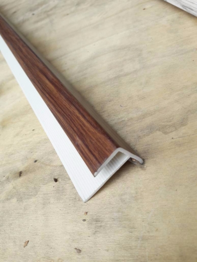 PVC Stair Nose F 8mm - Teak ( F8-1003 )