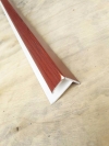 PVC  Stair Nose F 12mm - Dark Cherry ( F12-1010 ) F Stair Nose 12mm ( F - Profile )  PVC Profile Flooring Accessories