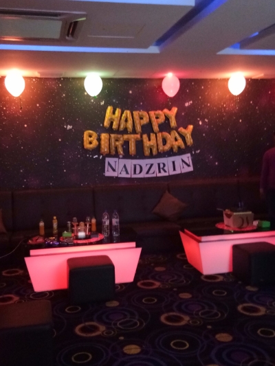 BIRTHDAY PARTY AT V KBOX VIP ROOM HAPPY BIRTHDAY NADZRIN