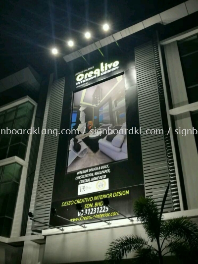 Creqtivo Interior Design Special Giant Billboard and 3D LED Conceal Box Up lettering - install at Parkland bukit tinggi 3 Klang 