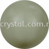 SW 5810 Crystal Round Pearl, 04mm, Crystal Powder Green Pearl (001 393), 100pcs/pack 5810 CRYSTAL ROUND PEARL, 04MM Crystal Pearl SW Crystal Collections 