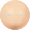 SW 5810 Crystal Round Pearl, 04mm, Crystal Peach Pearl (001 300), 100pcs/pack 5810 CRYSTAL ROUND PEARL, 04MM Crystal Pearl SW Crystal Collections 