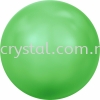 SW 5810 Crystal Round Pearl, 04mm, Crystal Neon Green Pearl (001 771), 100pcs/pack 5810 CRYSTAL ROUND PEARL, 04MM Crystal Pearl SW Crystal Collections 