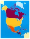 North America Puzzle Map (CM080) Cultural Studies