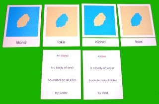 NEW! - Nomenclature and Activity Cards for Land & Water Forms (CM111)